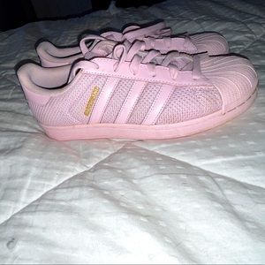 PINK ADIDAS SUPERSTAR SNEAKERS